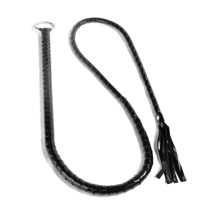 Onyx Serpent Braided Whip
