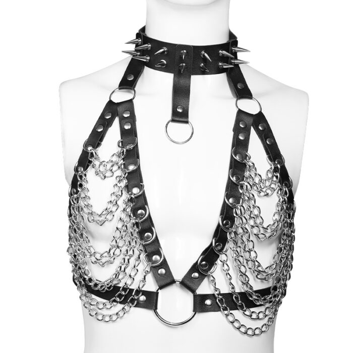Silver Serpent Chain Harness