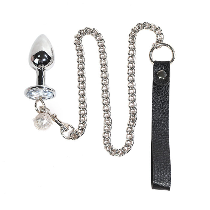 Silver Tether Crystal Plug