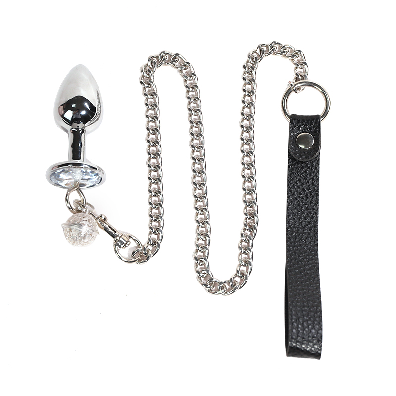 Silver Tether Crystal Plug